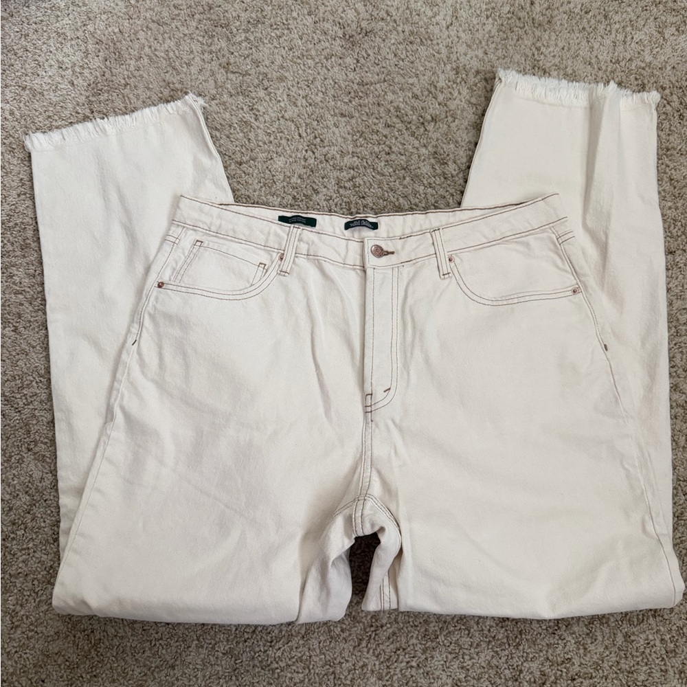 wild fable Cream Straight-Leg Jeans - Women's